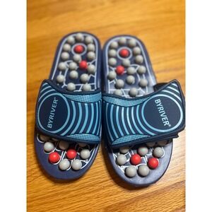 BYRIVER Acupuncture Massage Slippers Reflexology Foot Massager